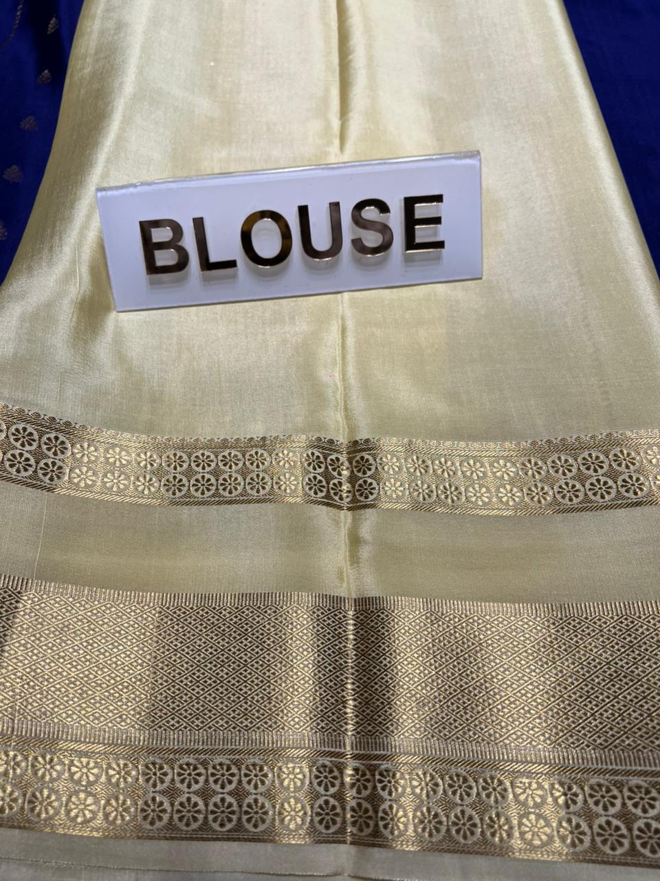 Pure Mysore Silk Saree.
