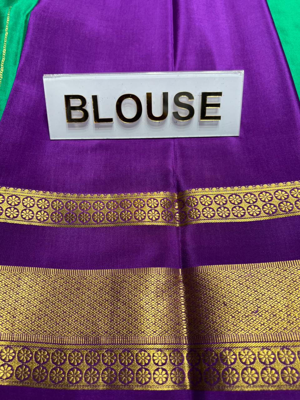 Pure Mysore Silk Saree.