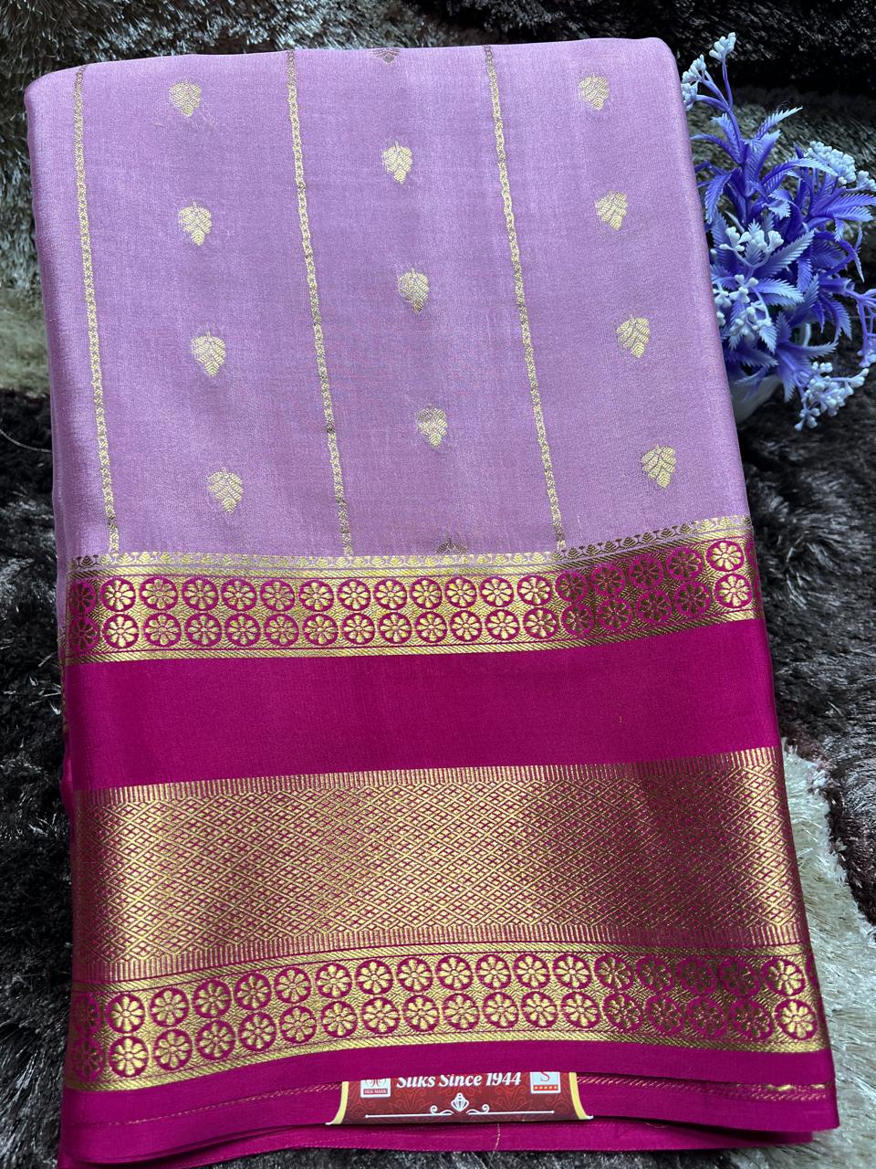 Pure Mysore Silk Saree.