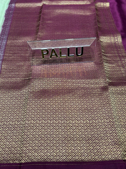 Pure Mysore Silk Saree.