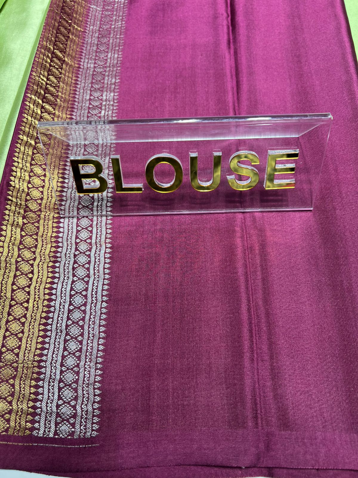 Pure Mysore Silk Saree.