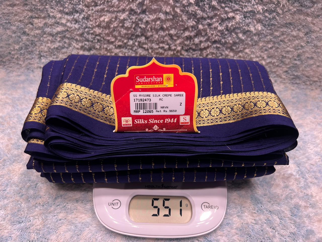 Pure Mysore Silk Saree.