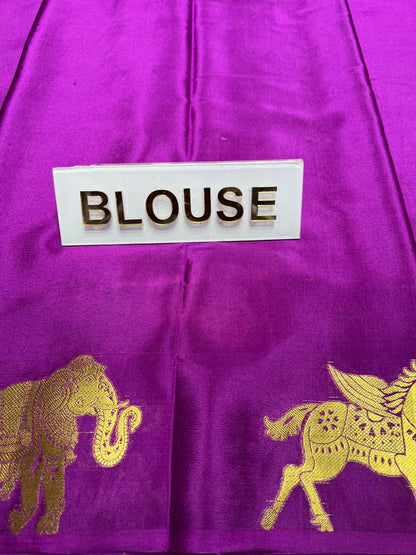 Pure Mysore Silk Saree.