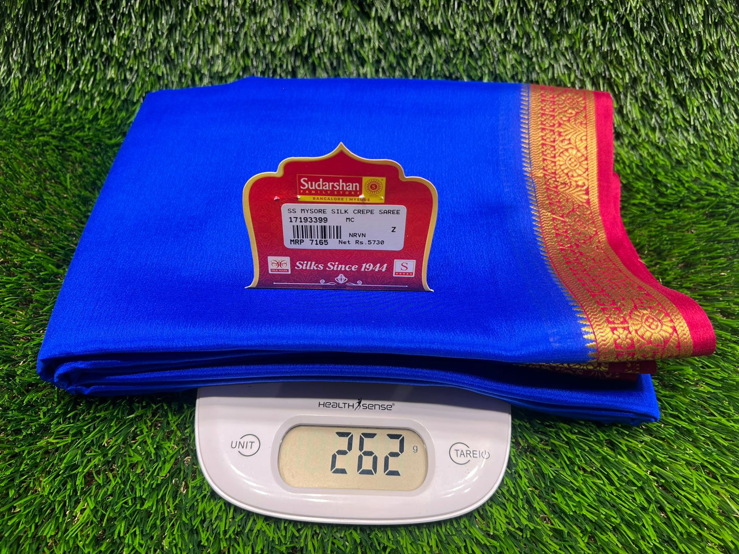 Pure Mysore Silk Saree ( 60Grams )