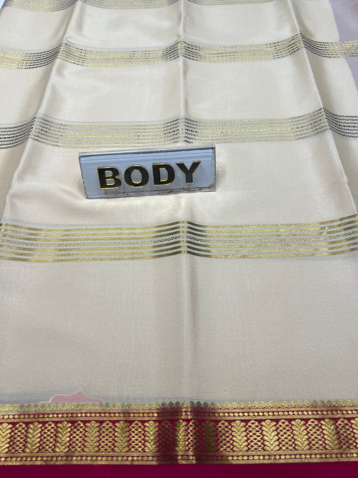 Pure Mysore Silk Saree ( 60Grams )