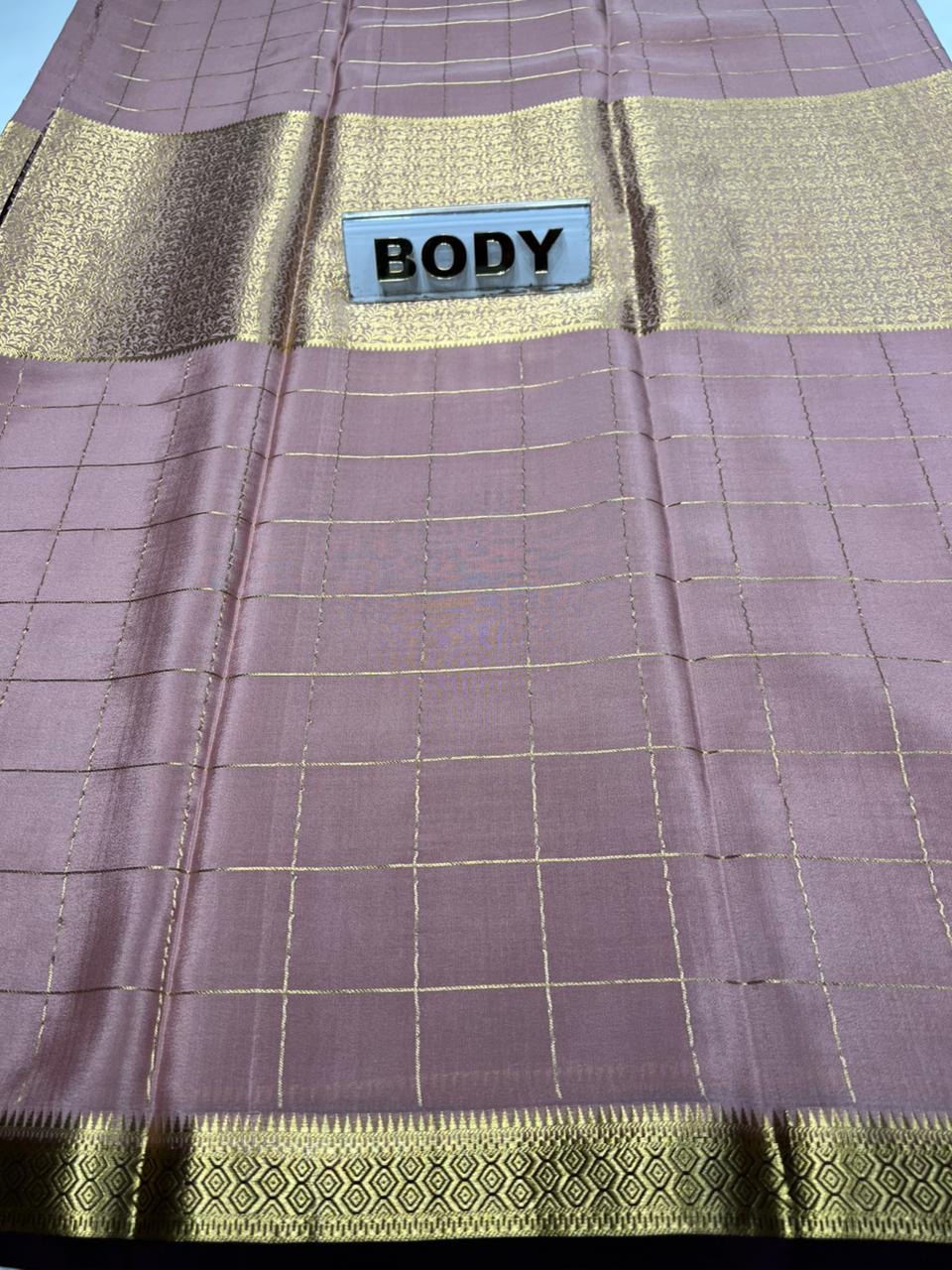 Pure Mysore Silk Saree.