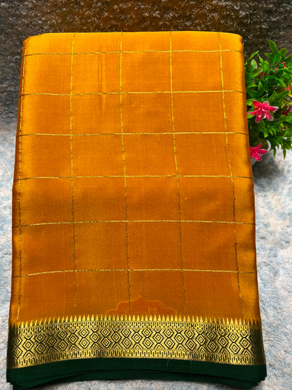Pure Mysore Silk Saree.