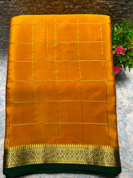Pure Mysore Silk Saree.