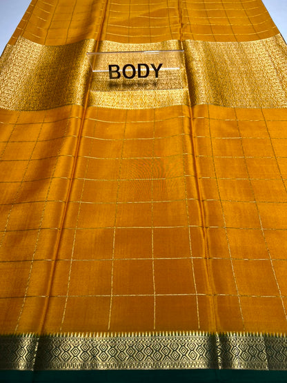 Pure Mysore Silk Saree.