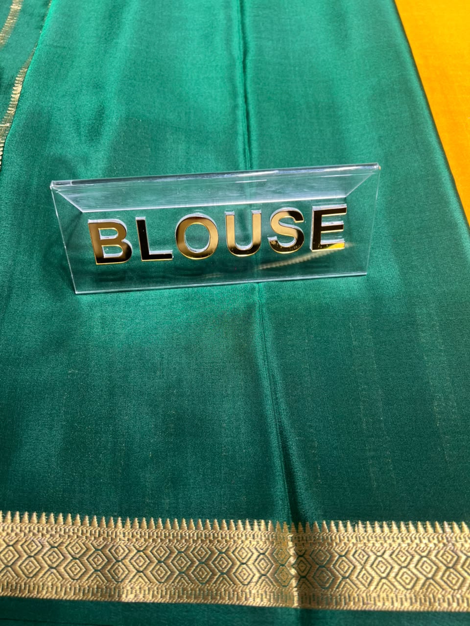 Pure Mysore Silk Saree.