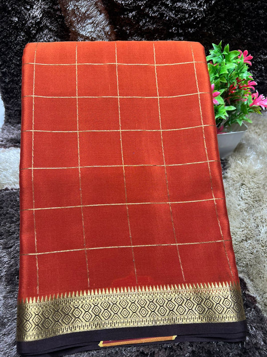 Pure Mysore Silk Saree.