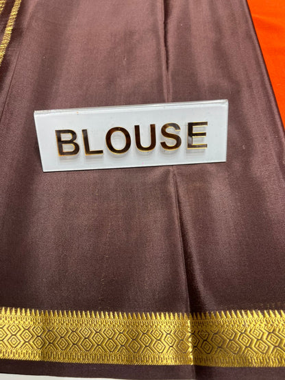 Pure Mysore Silk Saree.