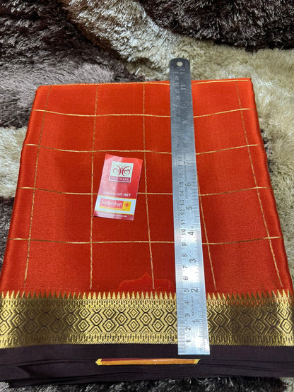Pure Mysore Silk Saree.