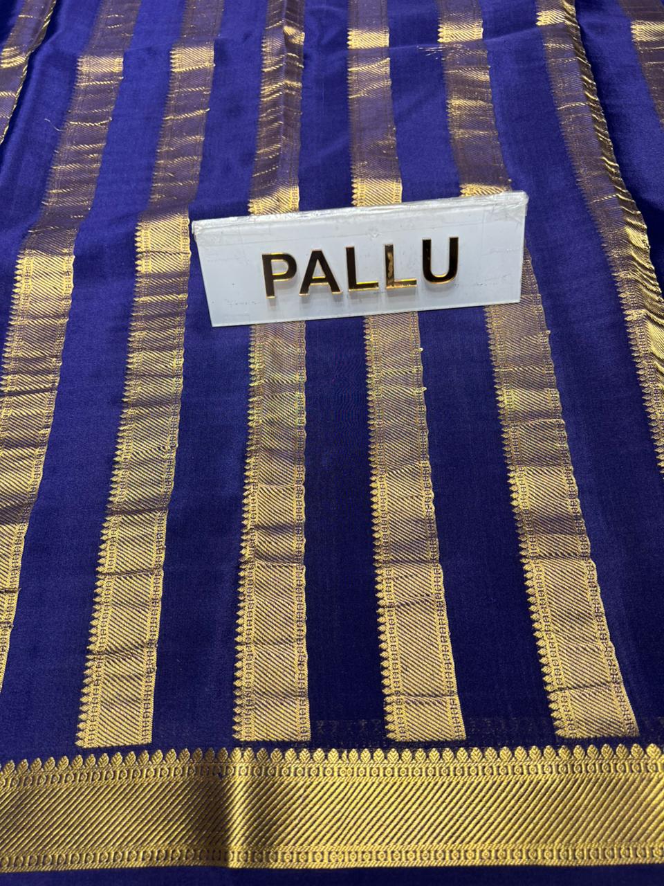 Pure Mysore Silk Saree.