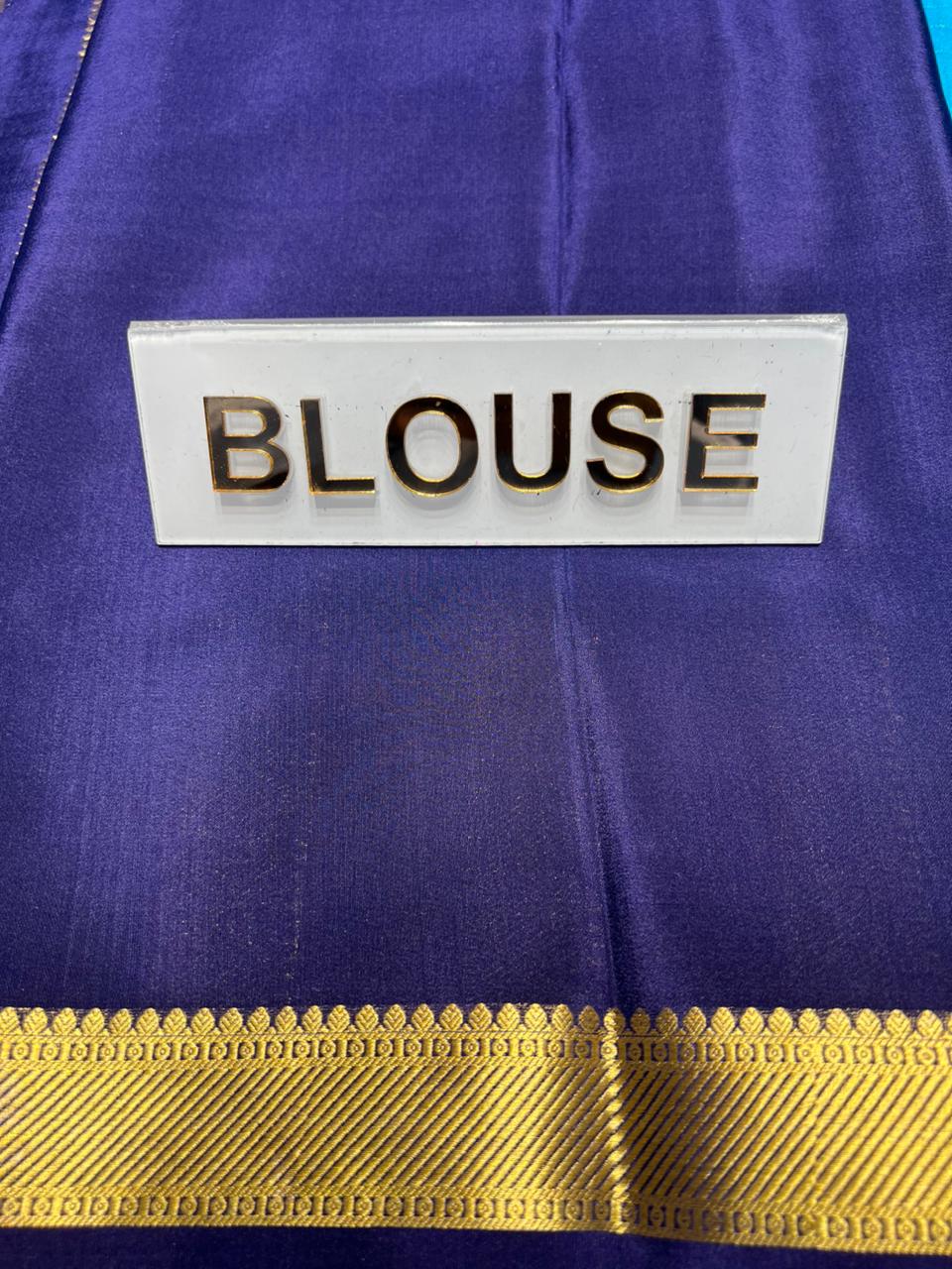 Pure Mysore Silk Saree.