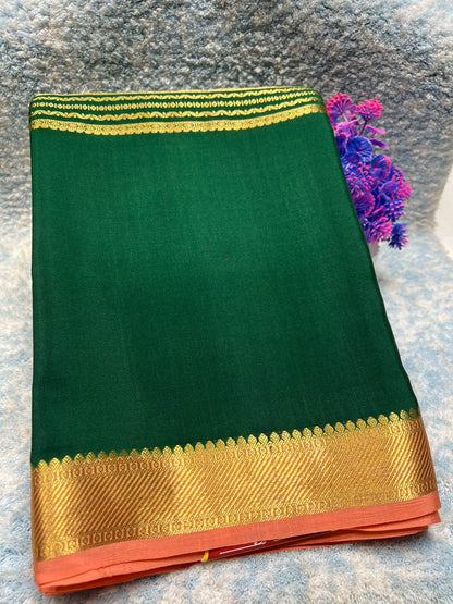 Pure Mysore Silk Saree.