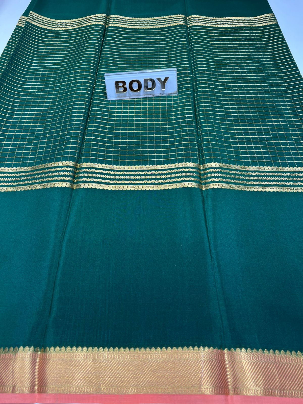Pure Mysore Silk Saree.