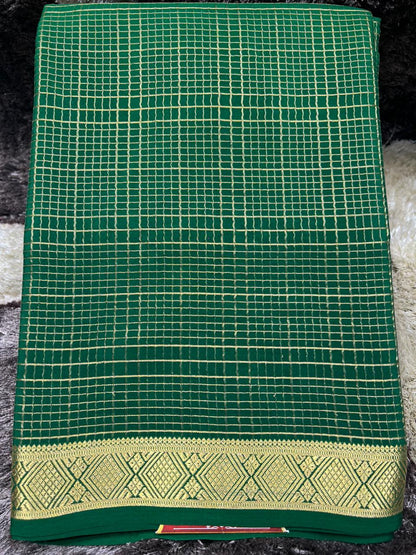 Pure Mysore Silk Saree.