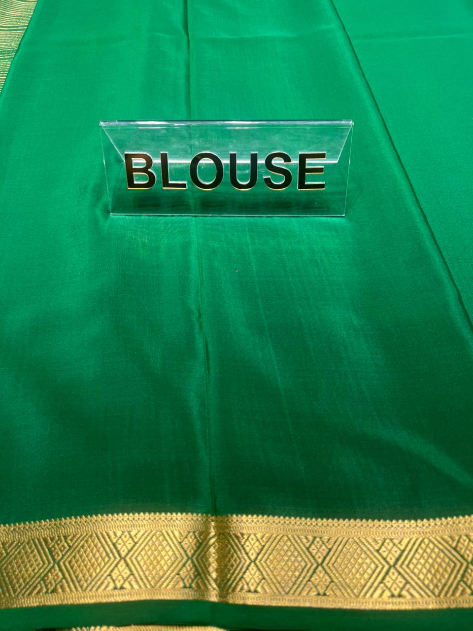 Pure Mysore Silk Saree.