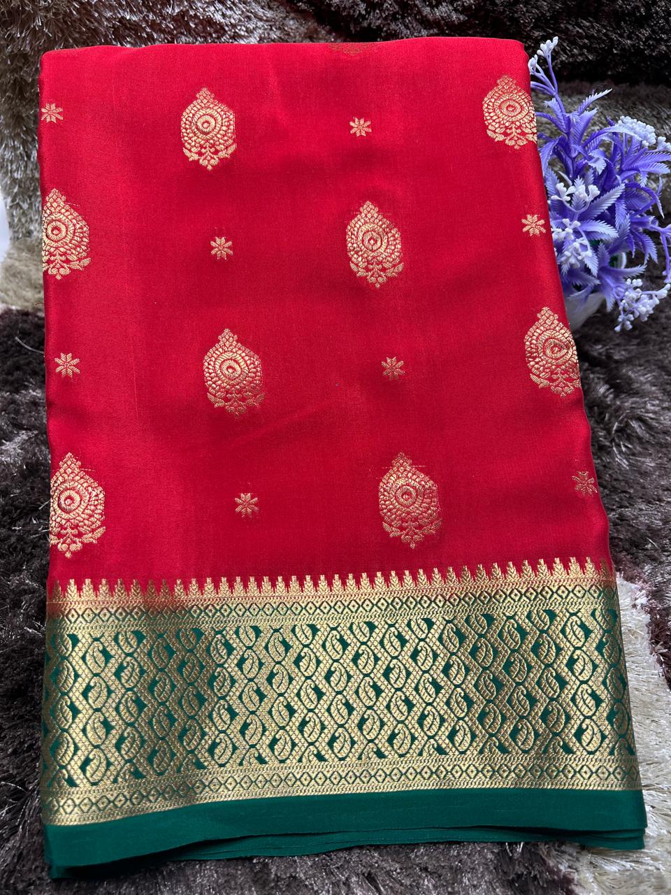 Pure Mysore Silk Saree.