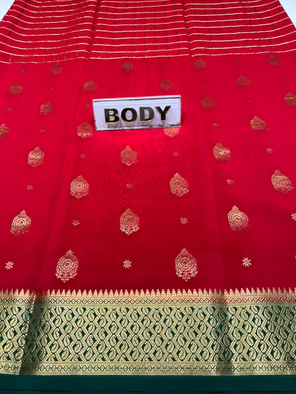 Pure Mysore Silk Saree.