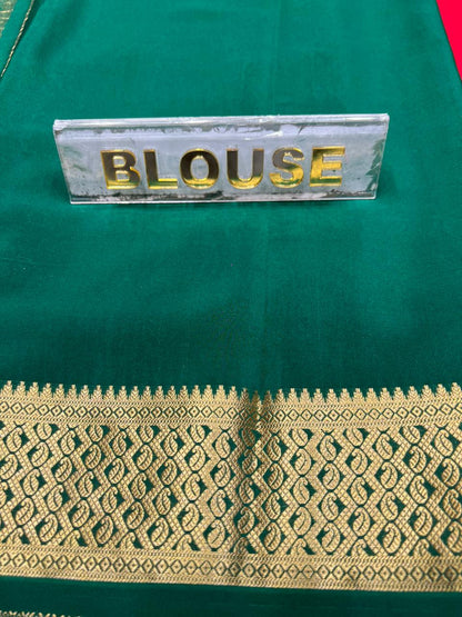 Pure Mysore Silk Saree.