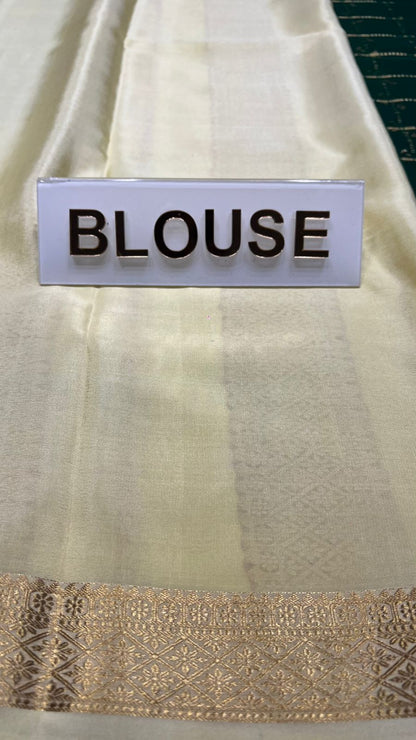 Pure Mysore Silk Saree.