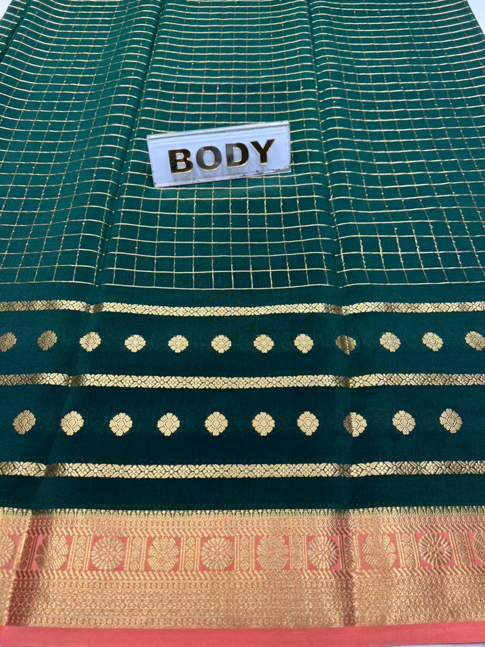 Pure Mysore Silk Saree.