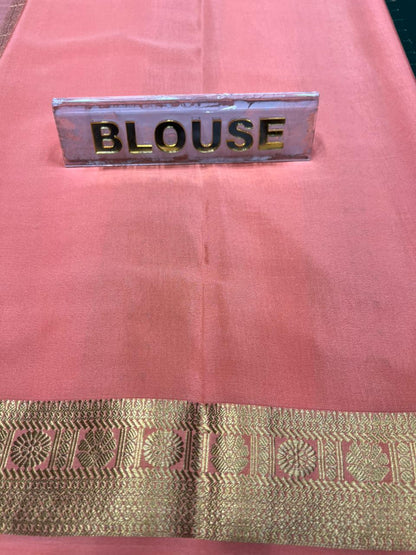 Pure Mysore Silk Saree.