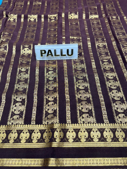 Pure Mysore Silk Saree.