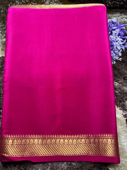 Pure Mysore Silk Saree.