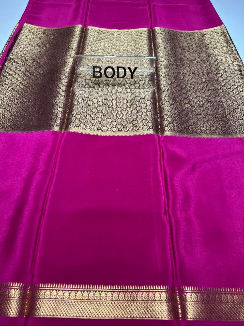 Pure Mysore Silk Saree.