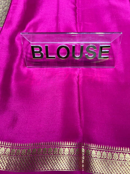 Pure Mysore Silk Saree.