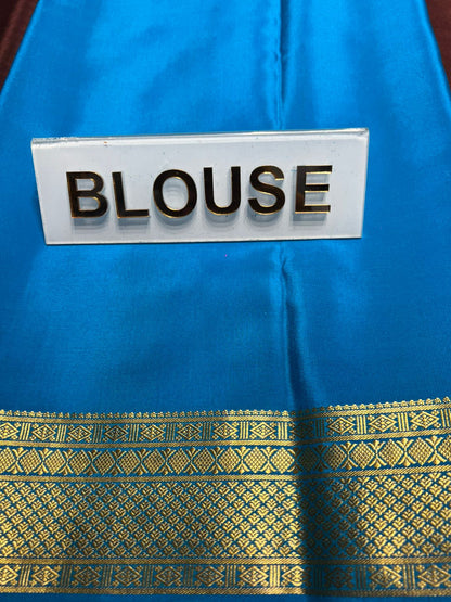 Pure Mysore Silk Saree.