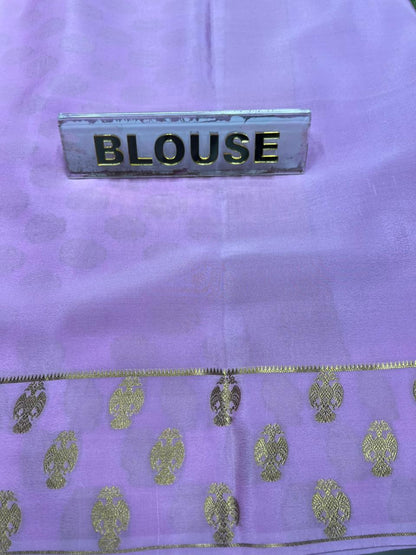 Pure Mysore Silk Saree.