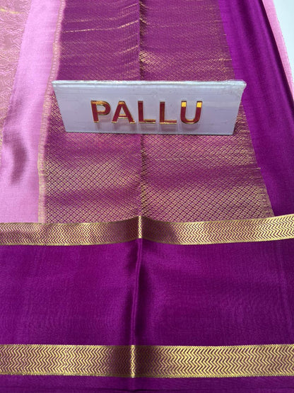Pure Mysore Silk Saree.