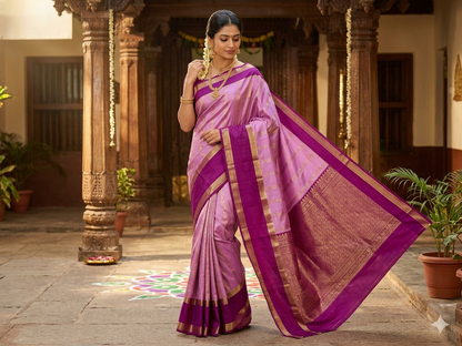 Pure Mysore Silk Saree.