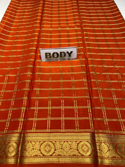 Pure Mysore Silk Saree.