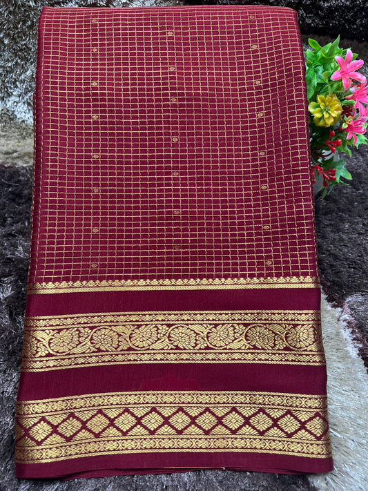 Pure Mysore Silk Saree.