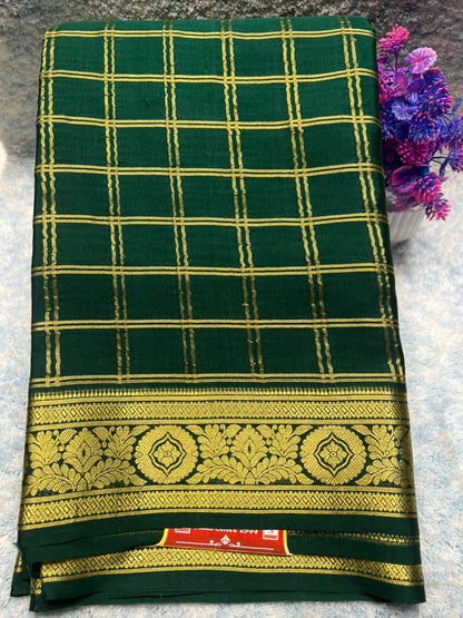 Pure Mysore Silk Saree.