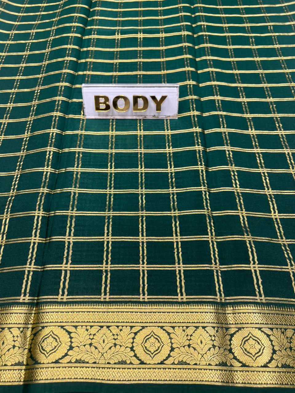 Pure Mysore Silk Saree.