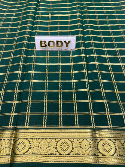 Pure Mysore Silk Saree.