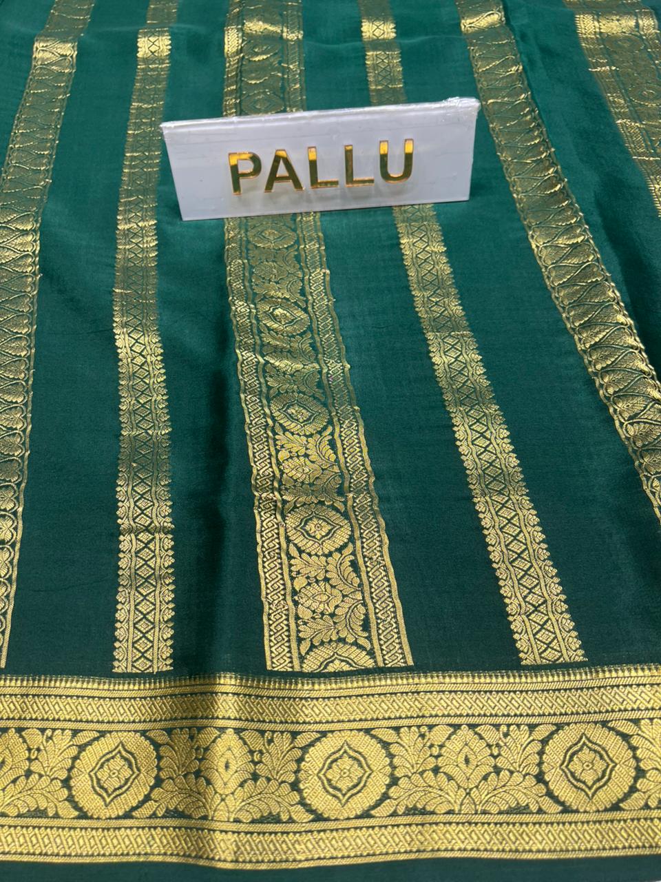 Pure Mysore Silk Saree.