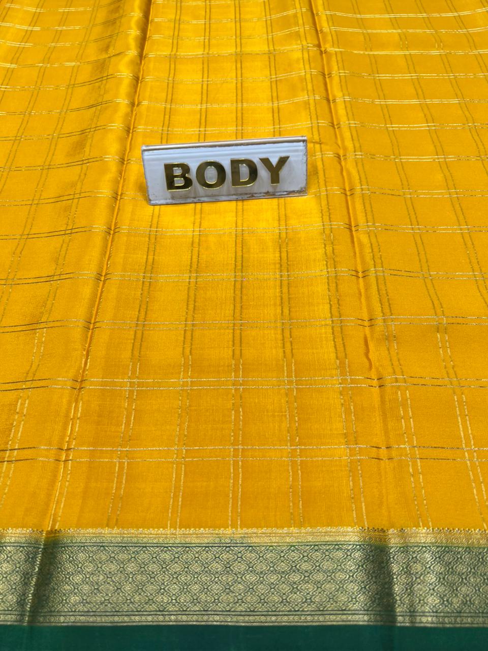 Pure Mysore Silk Saree.