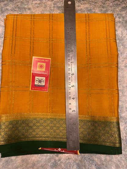 Pure Mysore Silk Saree.