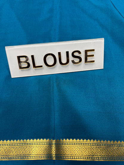 Pure Mysore Silk Saree.
