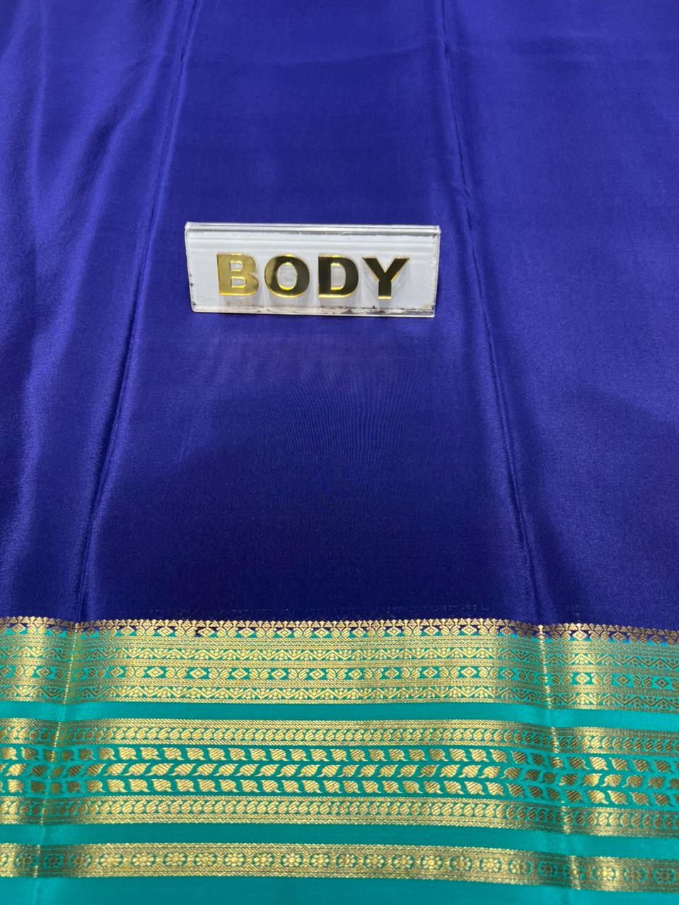 Pure Mysore Silk Saree.