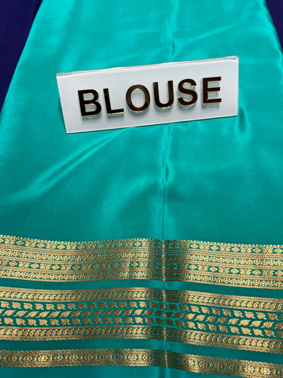 Pure Mysore Silk Saree.