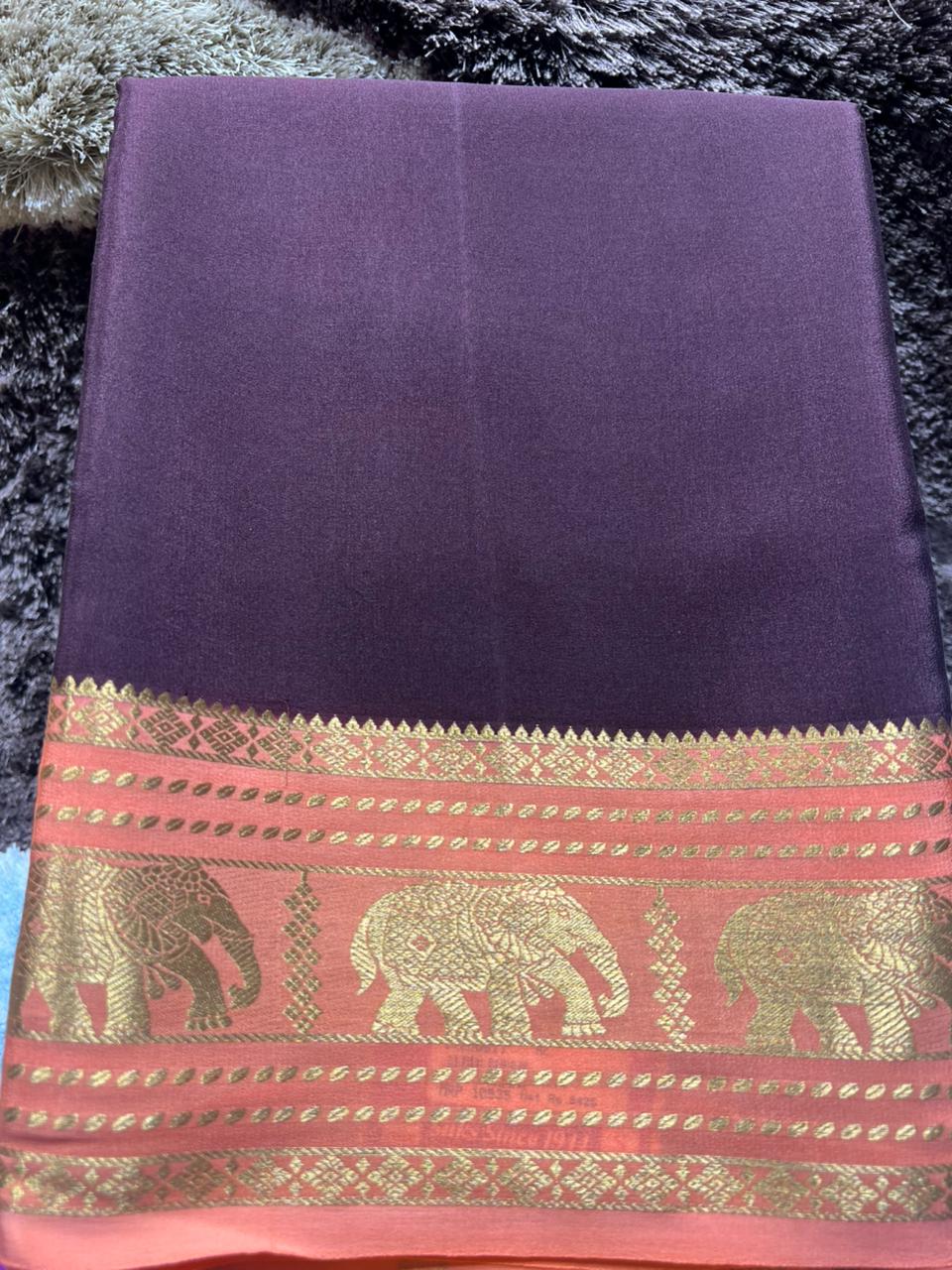 Pure Mysore Silk Saree.