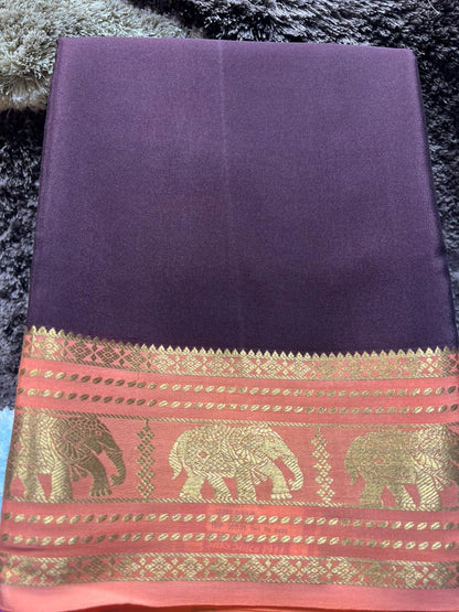 Pure Mysore Silk Saree.